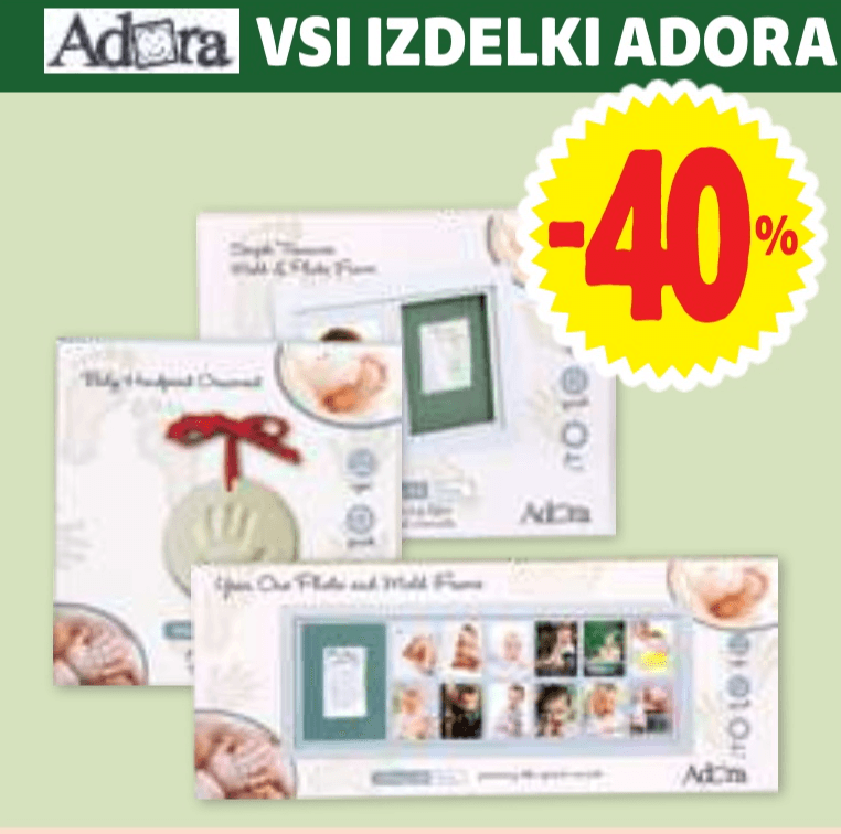 Vsi izdelki Adora - Akcija v trgovini E.Leclerc
