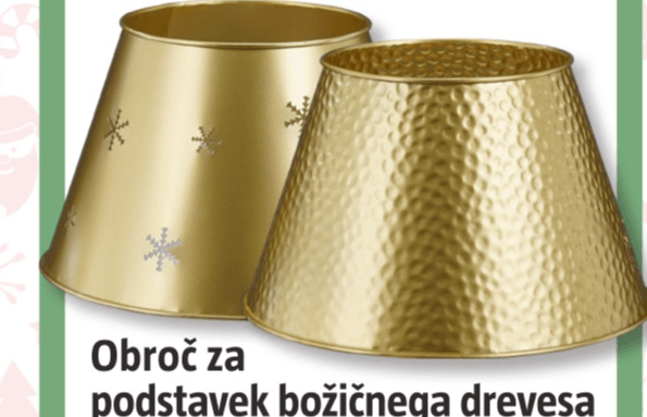 Obroč za podstavek božičnega drevesa