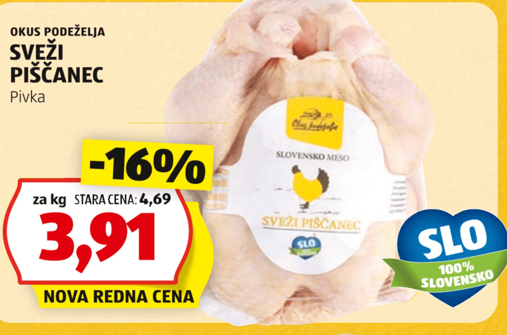 Okus Podeželja Sveži piščanec