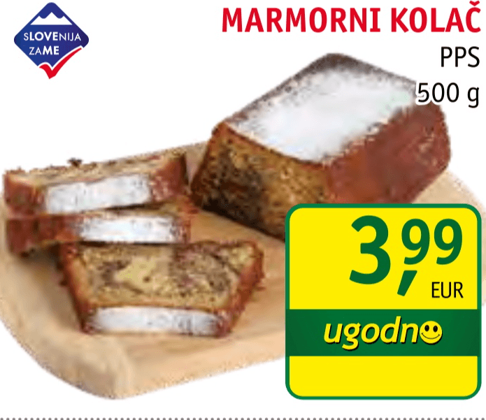 Marmorni kolač 500 g