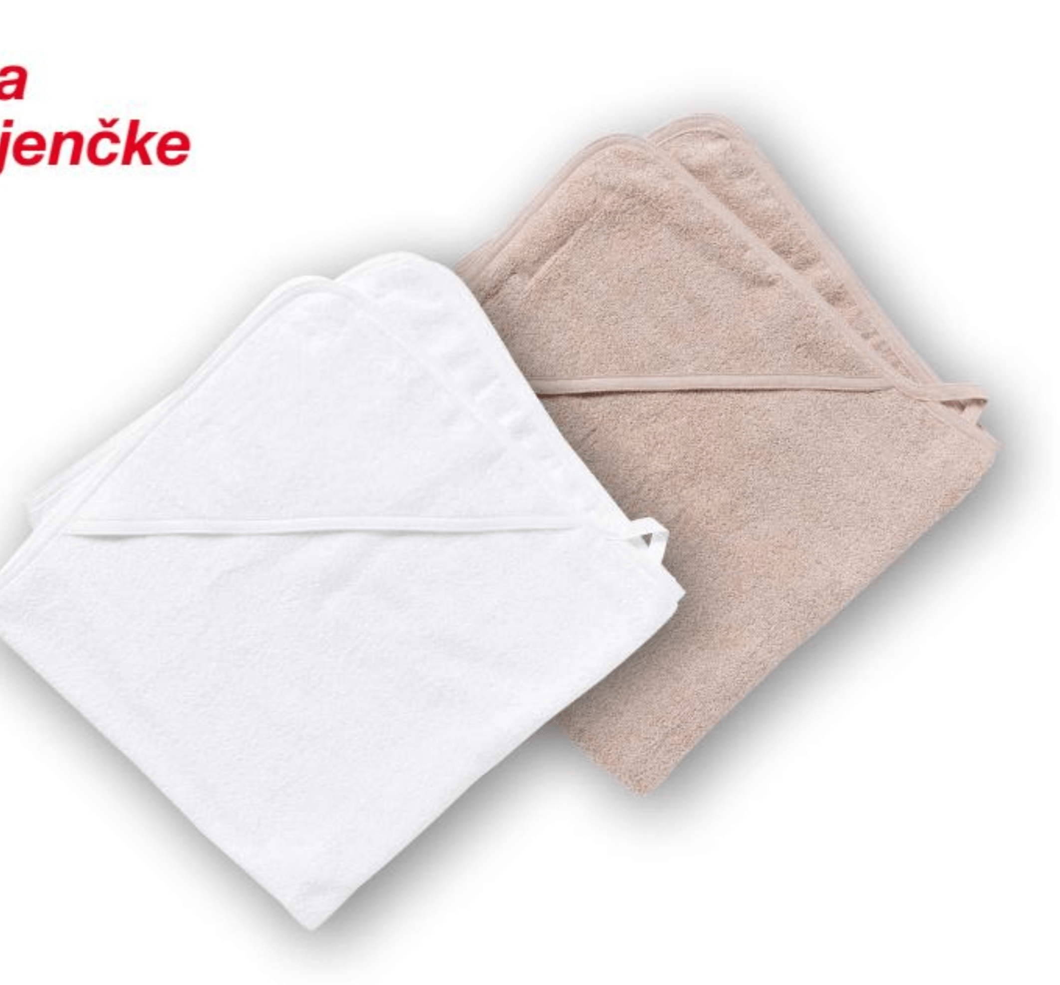 Kopalna brisača s kapuco za dojenčke