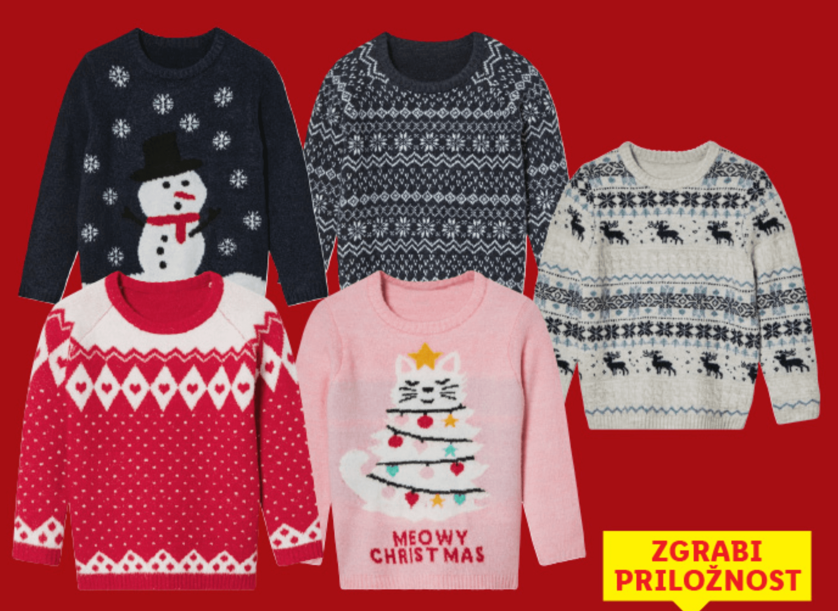 Božični pulover za malčke