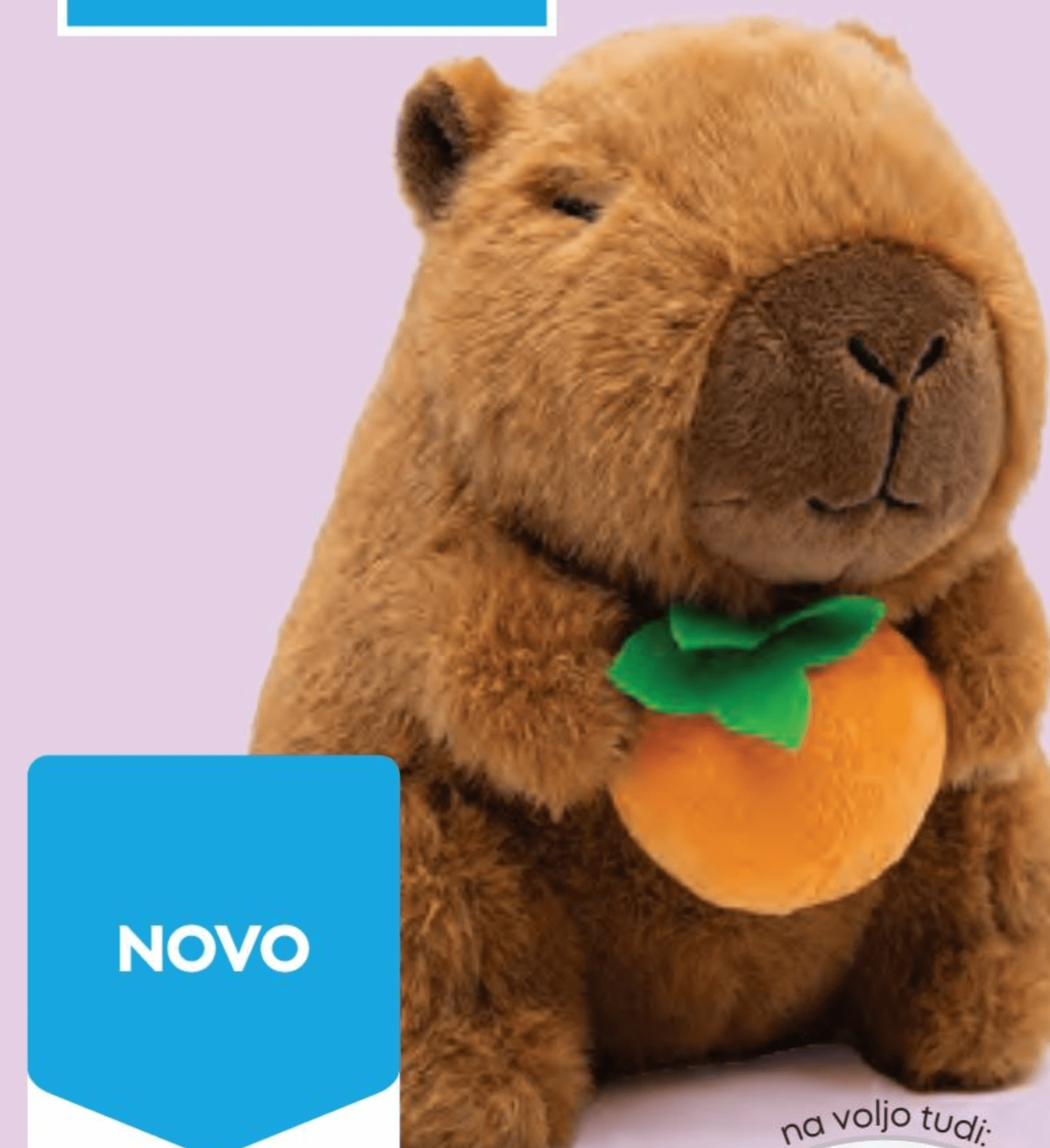 Plišasta igrača kapibara - Akcija v trgovini Pepco