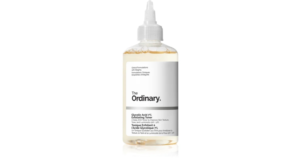 The Ordinary Glycolic Acid 7% čistilni tonik 240 ml