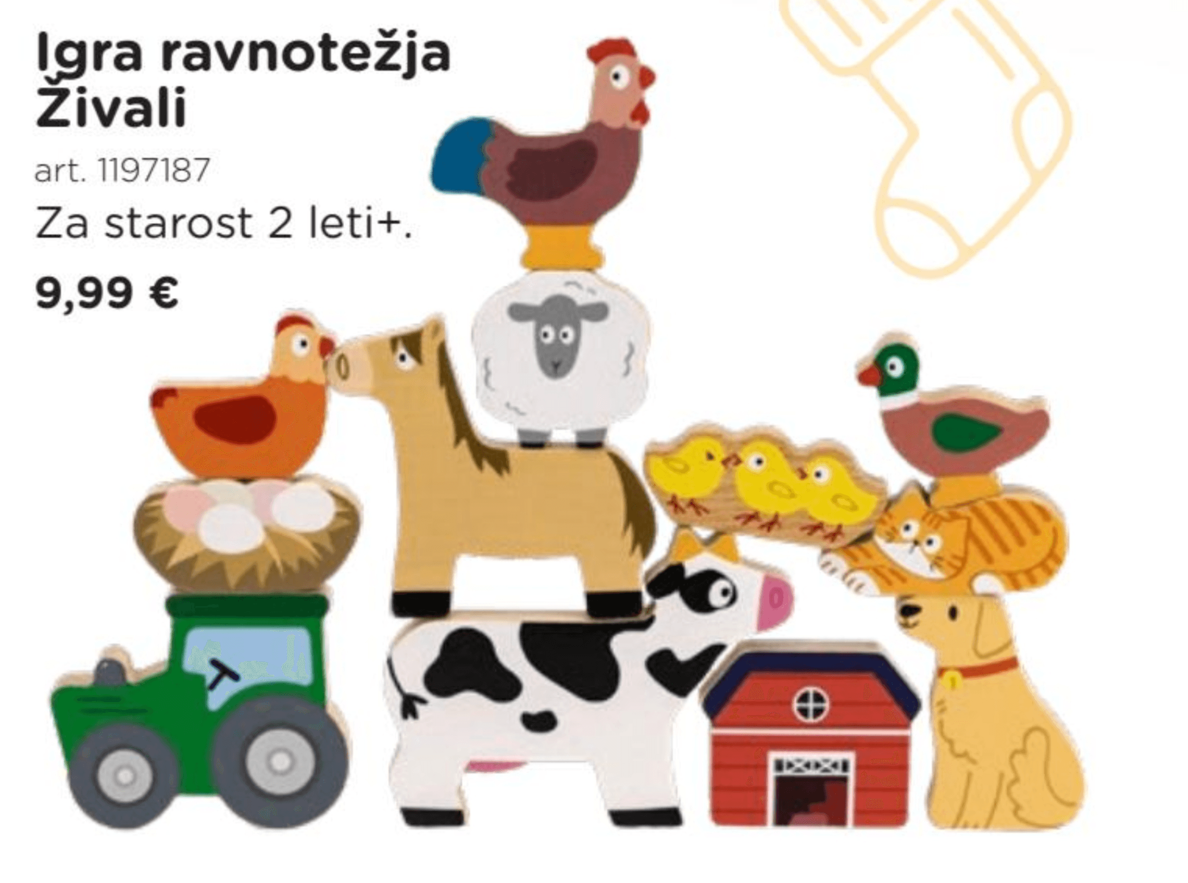 Igra ravnotežja Živali