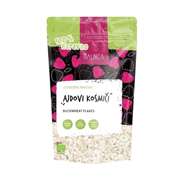 Ajdovi kosmiči Malinca 500 g