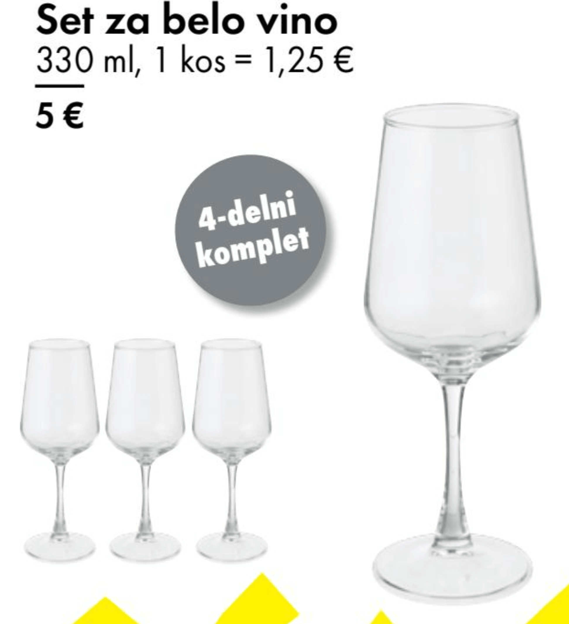 Set za rdeče vino 4-delni komplet