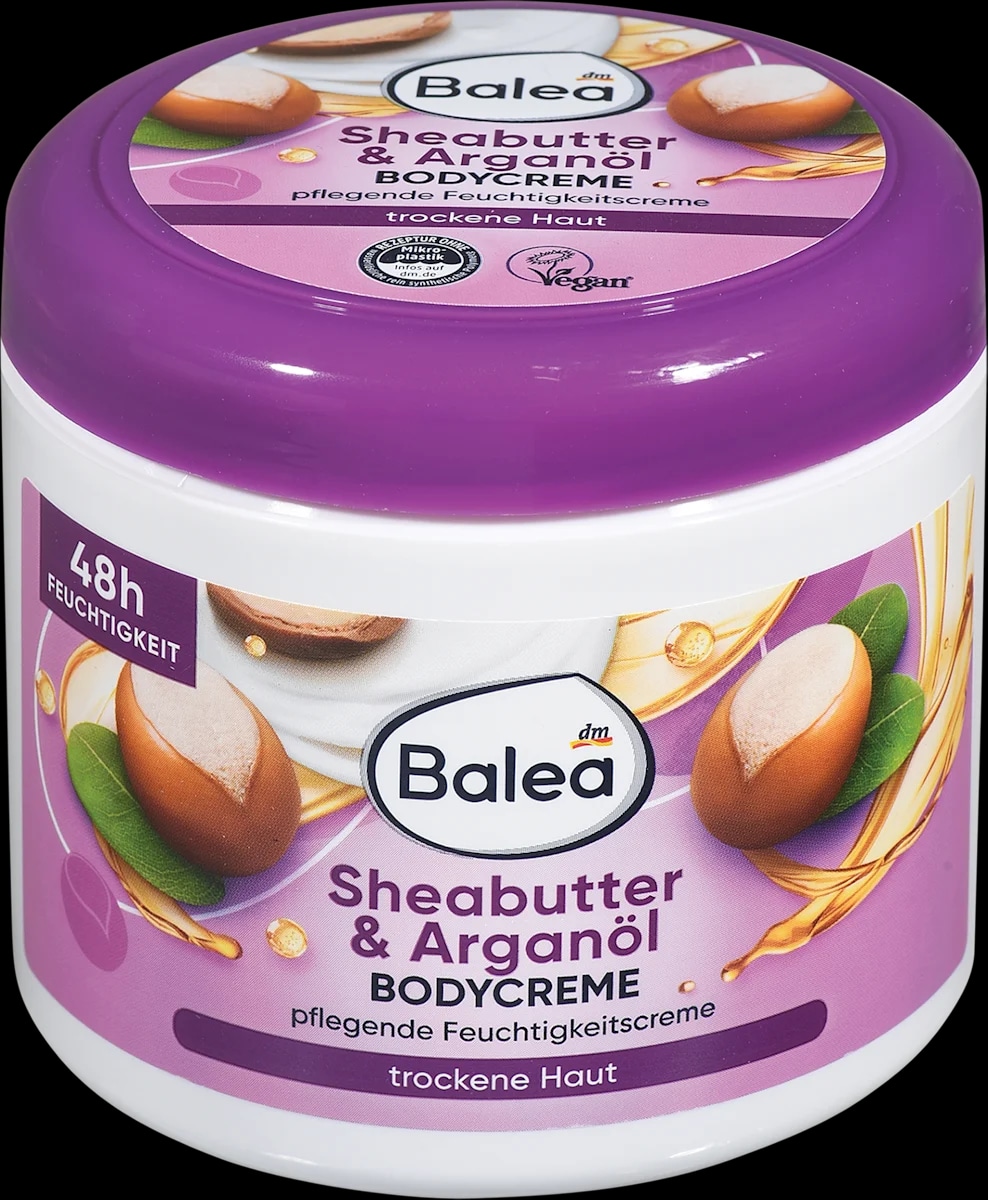 Balea krema za telo s karitejevim maslom in arganovim oljem 500 ml