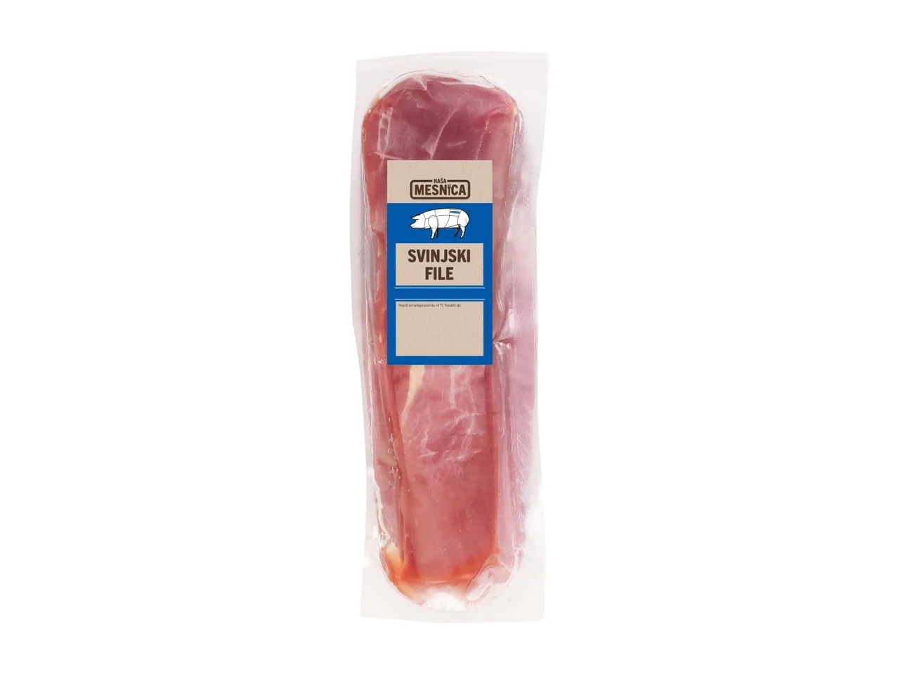 Naša mesnica Svež svinjski file pribl. 450 g
