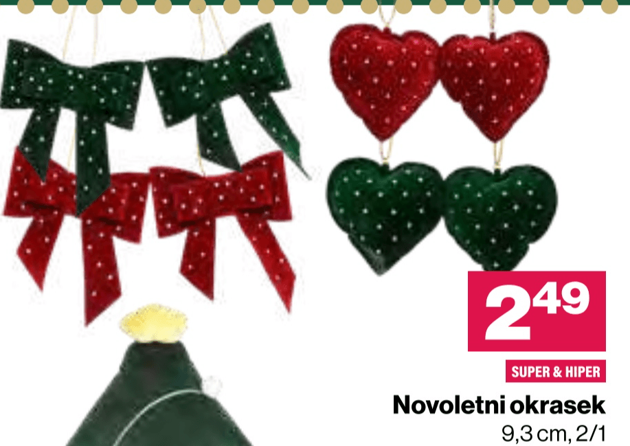 Novoletni okrasek 2/1