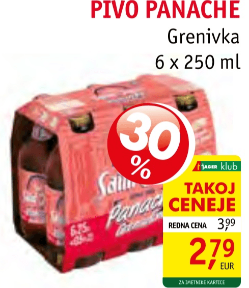 Pivo Panache 6 x 250 ml