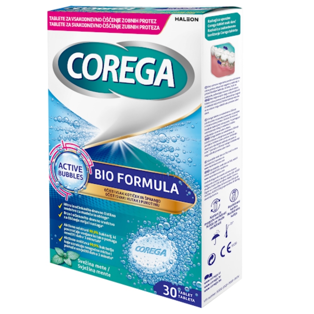 Corega tablete za čiščenje protez ali pričvrstilna krema 30/1 (tablete), 40 g (krema)