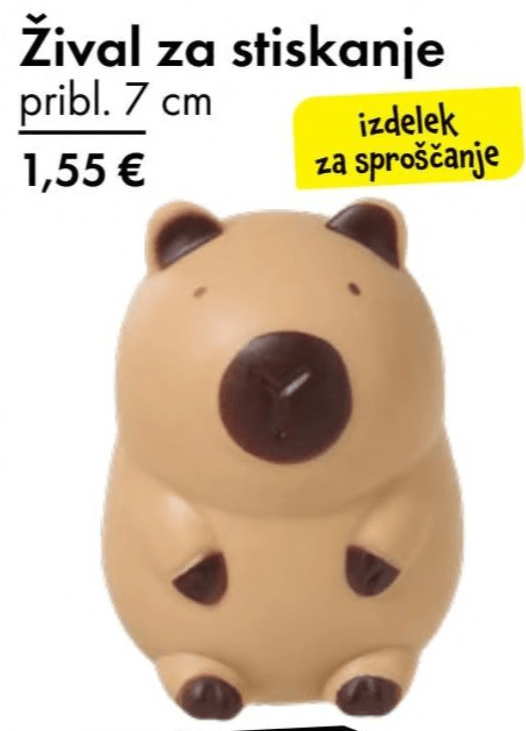 Žival za stiskanje pribl. 7 cm