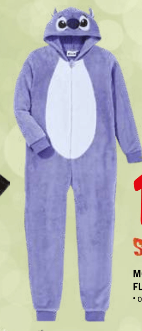 Stitch! Moški pajac iz flisa