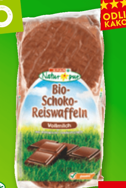 Riževi vaflji 100 g Natur pur