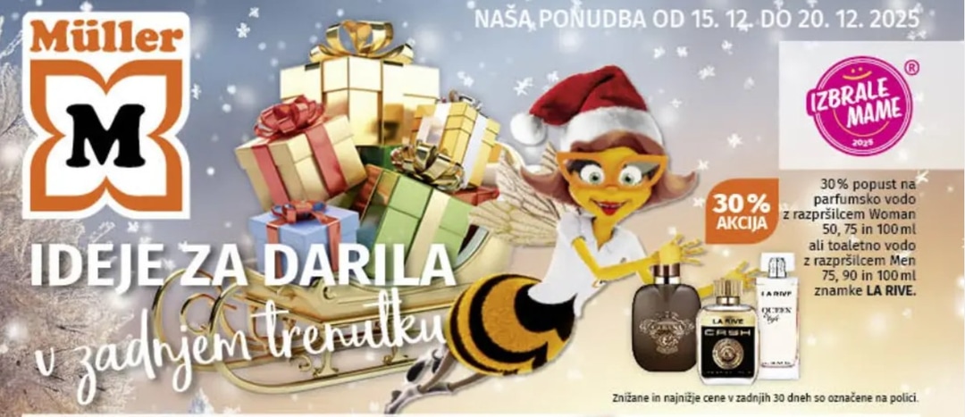 Mueller katalog Ideje za darila od 15.12. do 20.12.2025