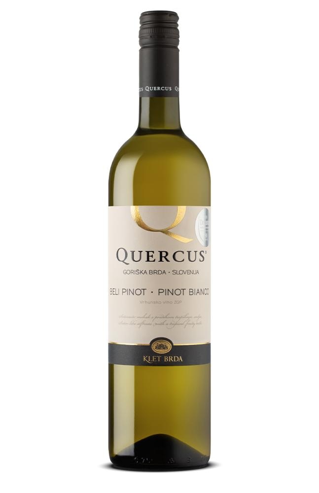 Quercus Vrhunsko Vino ZGP Beli Pinot ali Chardonnay 0,75 l QUERCUS