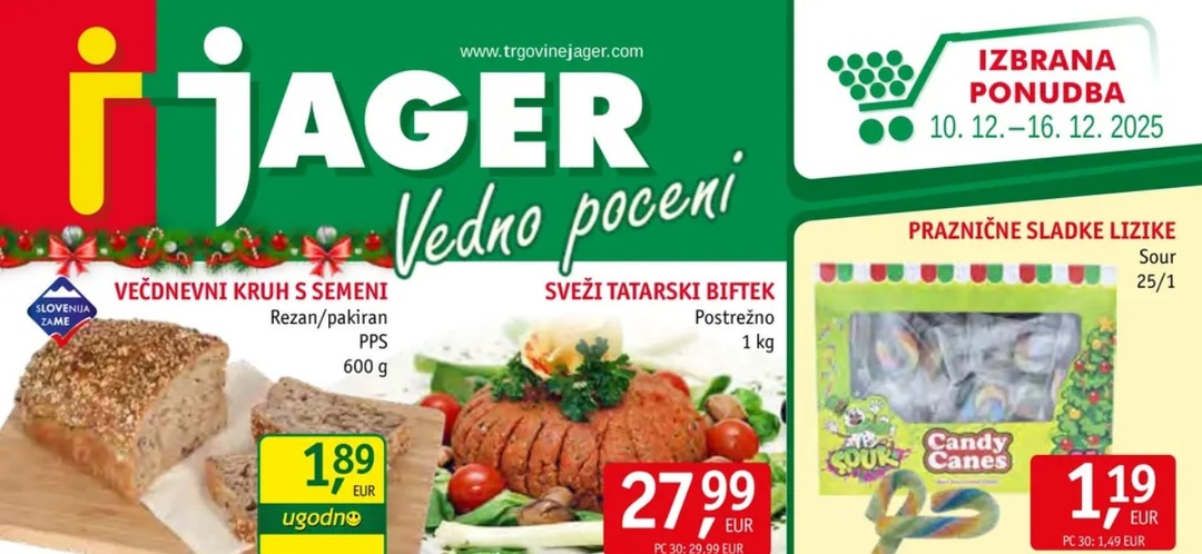 Jager katalog Živila od 10.12. do 16.12.2025