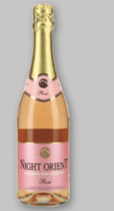 Brezalkoholno peneče vino Rose Night Orient 0,75 l