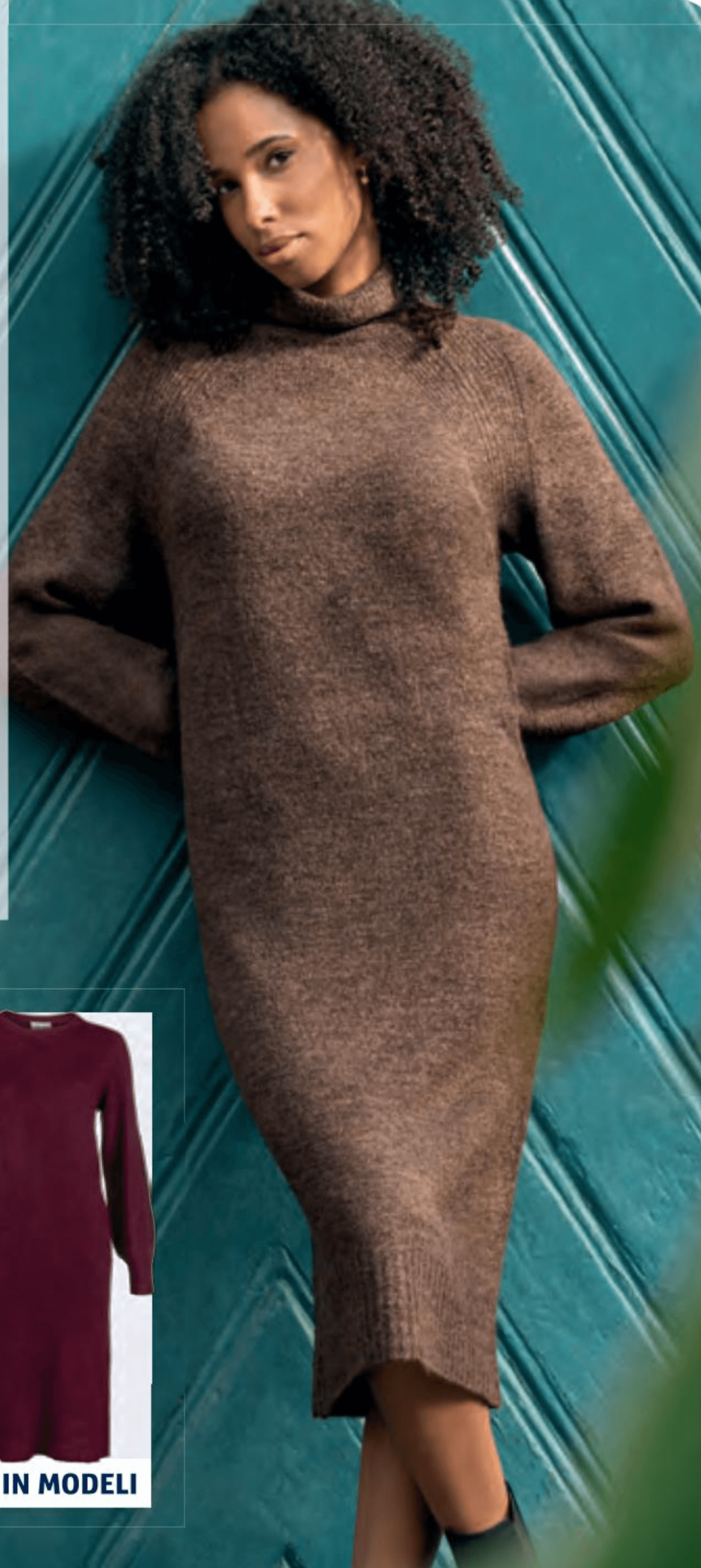 Ženska pletena obleka