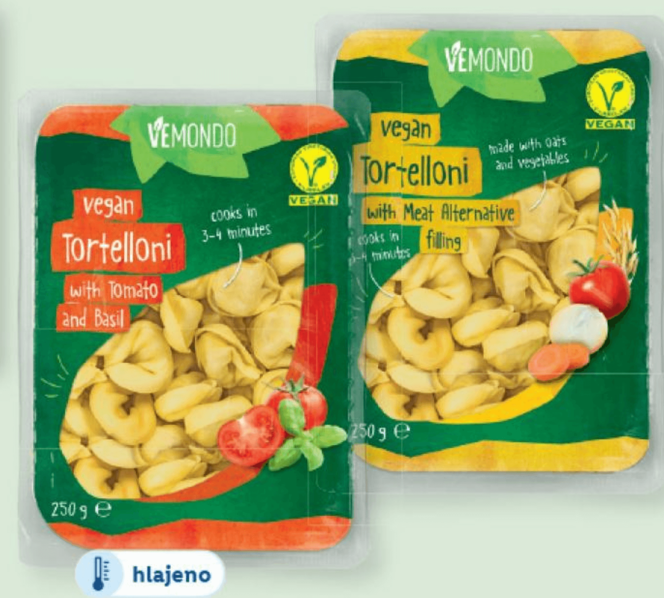 Vemondo Veganski torteloni 250 g