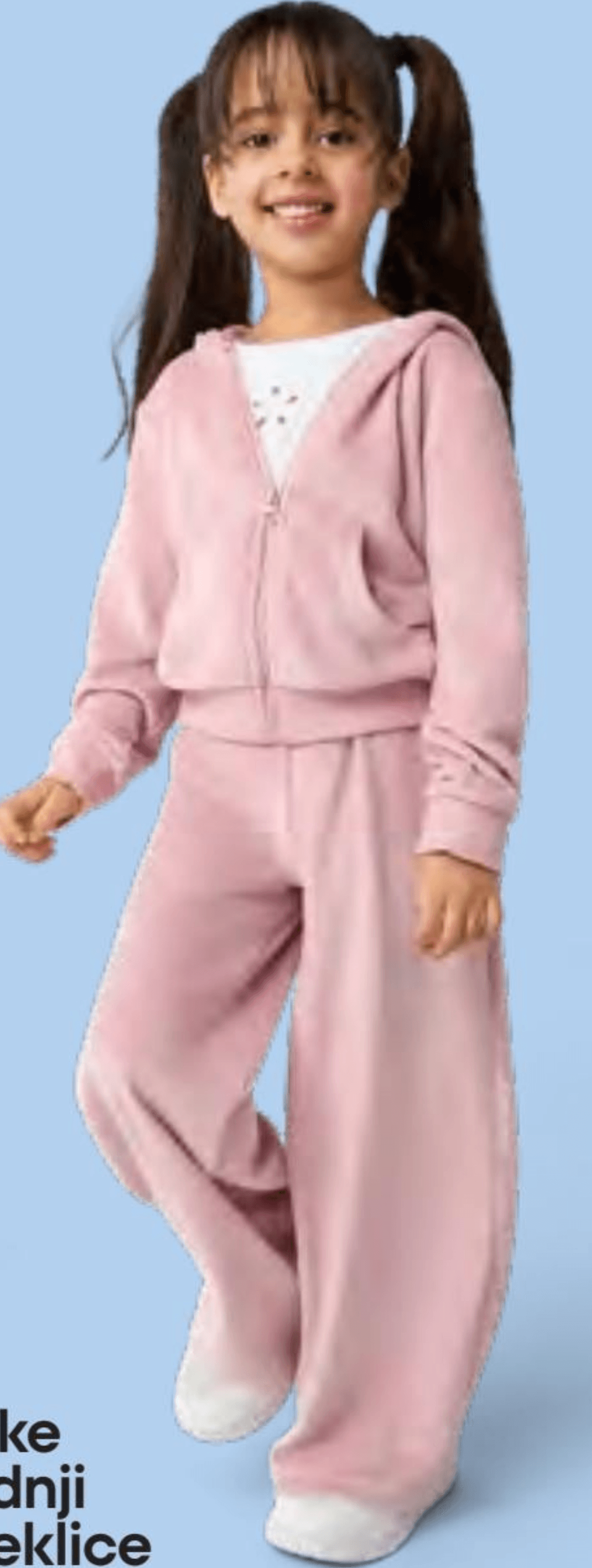 Zgornji del trenirke iz velurja ali spodnji del trenirke - Akcija v trgovini Pepco