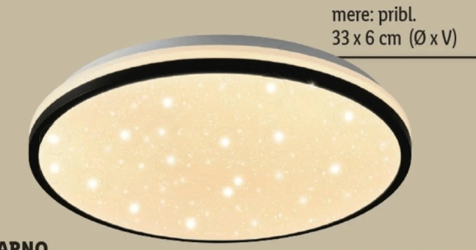 Stropna LED-svetilka - Akcija v trgovini Lidl