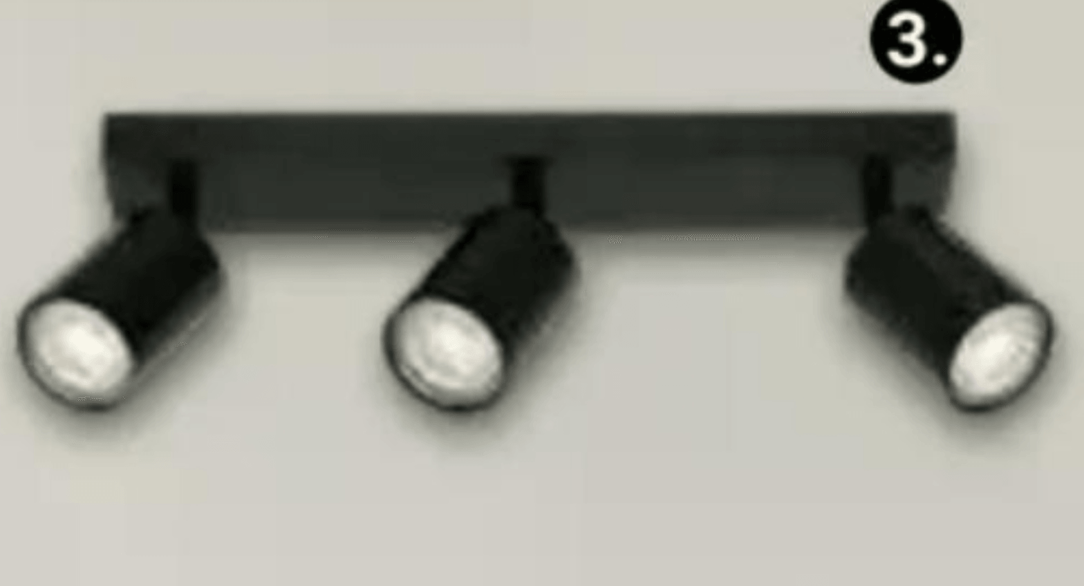 Točkovni reflektor Elemental 3 x GU10 - Akcija v trgovini Pevex