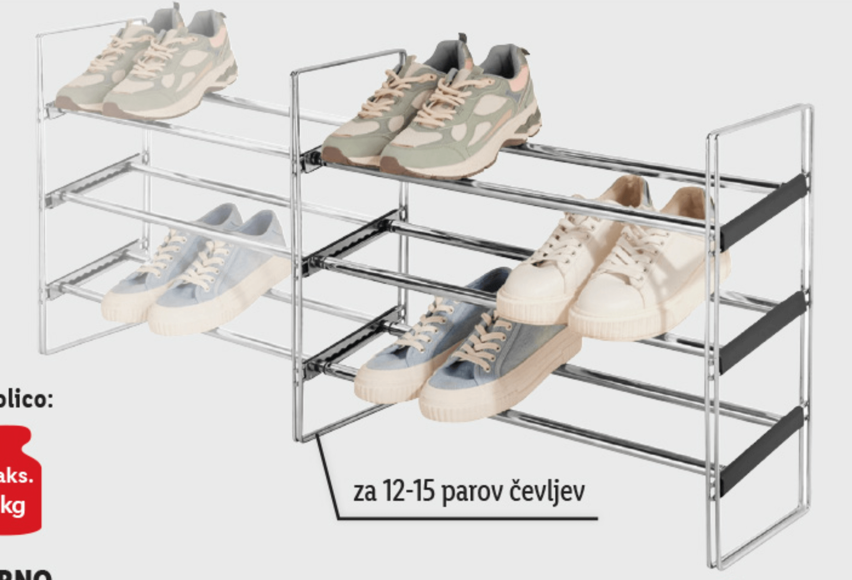 LIVARNO Regal za čevlje