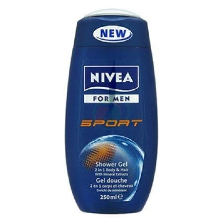 NIVEA MEN gel za prhanje dvojno pakiranje Sport 2x250 ml