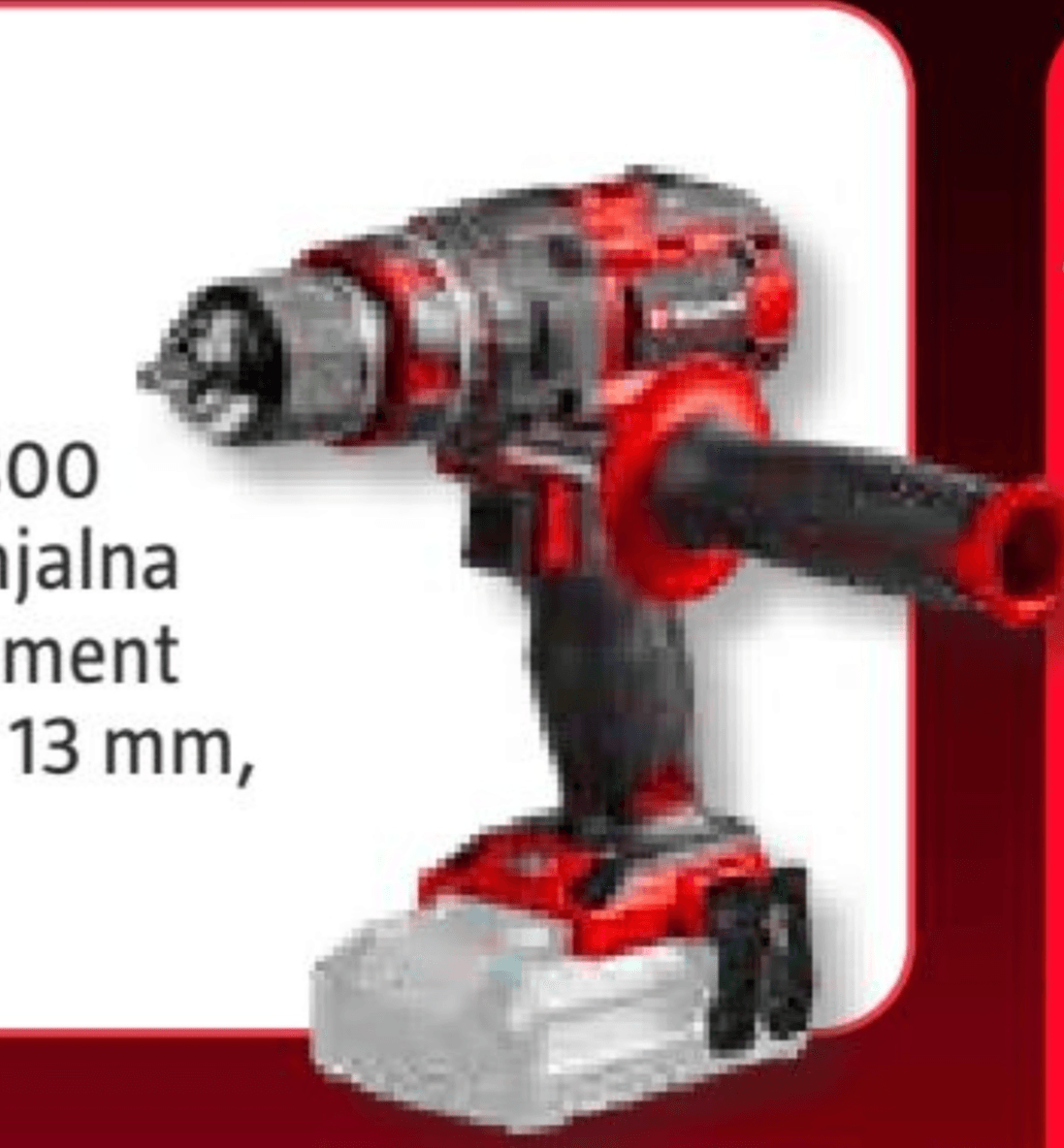 Professional udarni vrtalnik TP-CD 18/80 Li-i BL Einhell