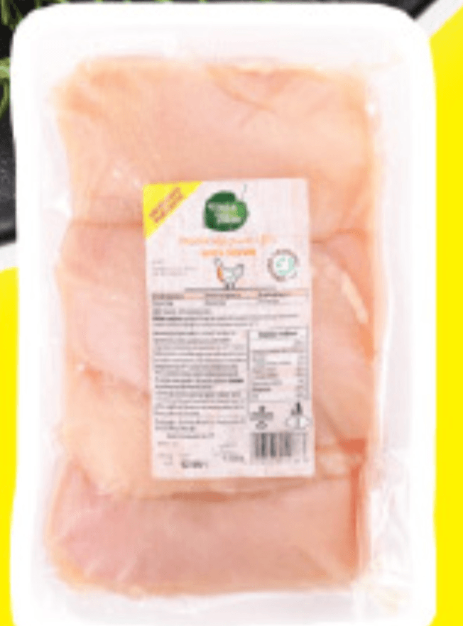 Naša mesnica Sveži piščančji prsni fileji 800 g