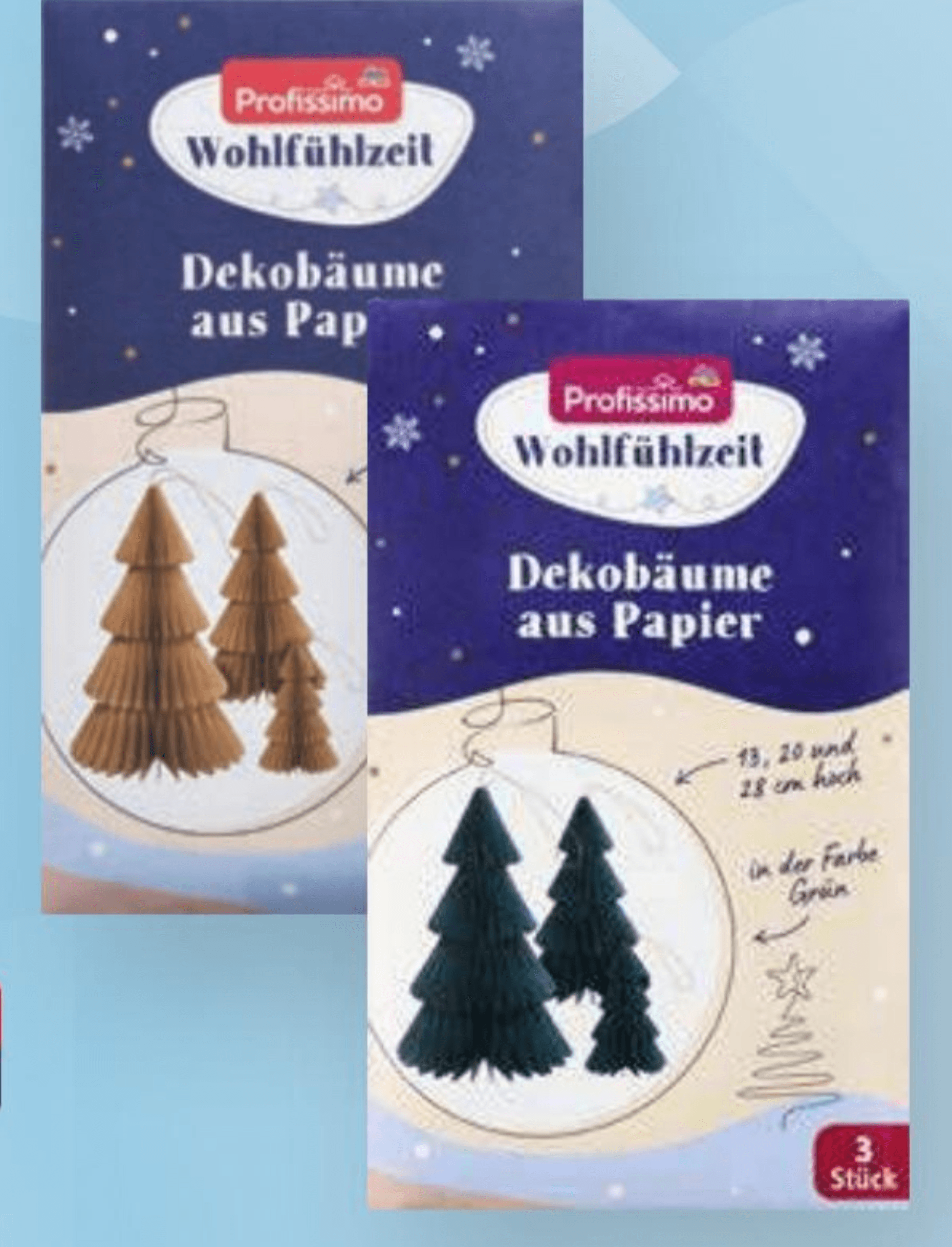 Profissimo Wohlfühlzeit set papirnatih smrečic 3-delni