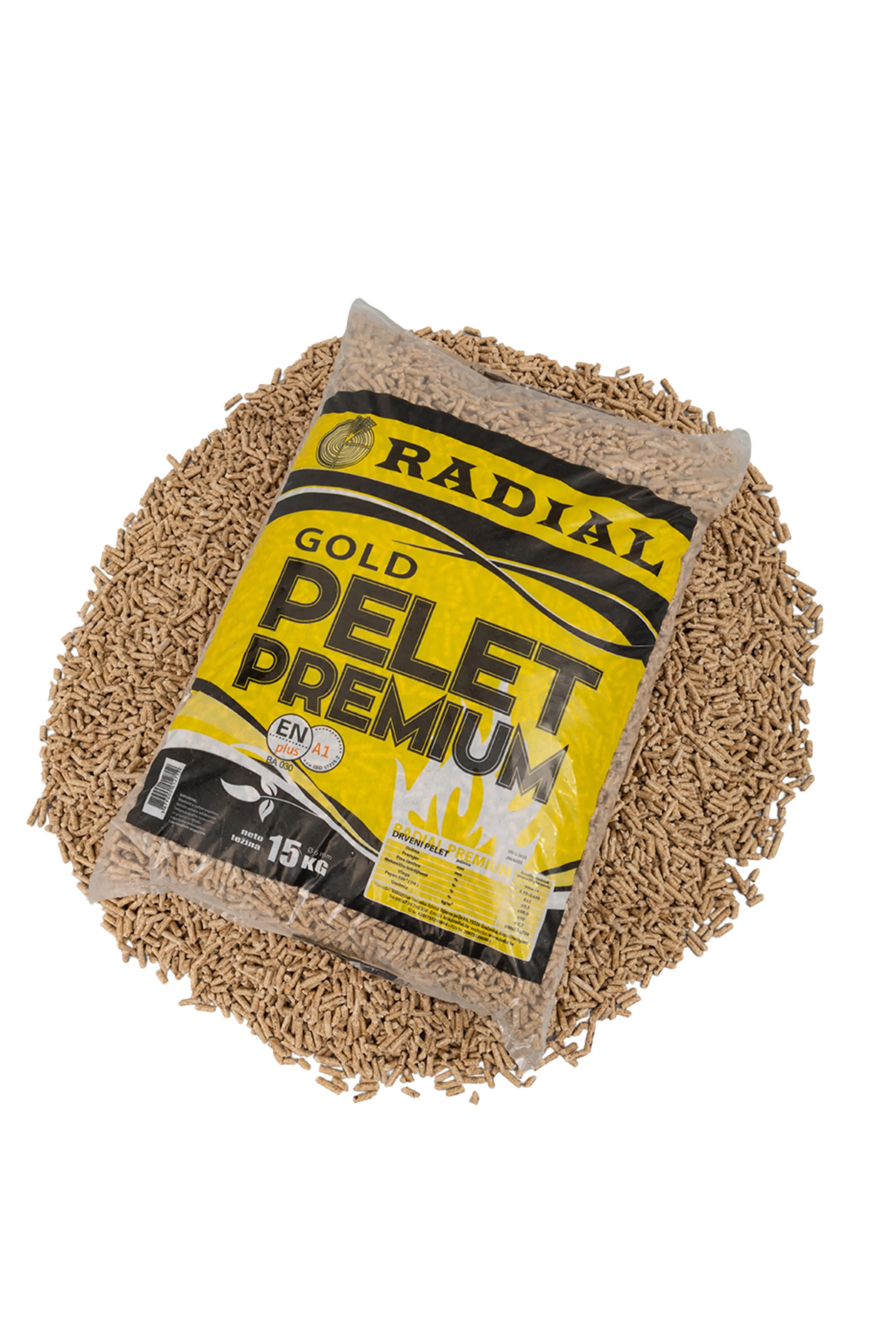 Lesni peleti A1 15 kg
