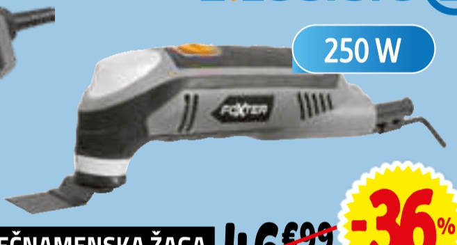 Večnamenska žaga - Akcija v trgovini E.Leclerc