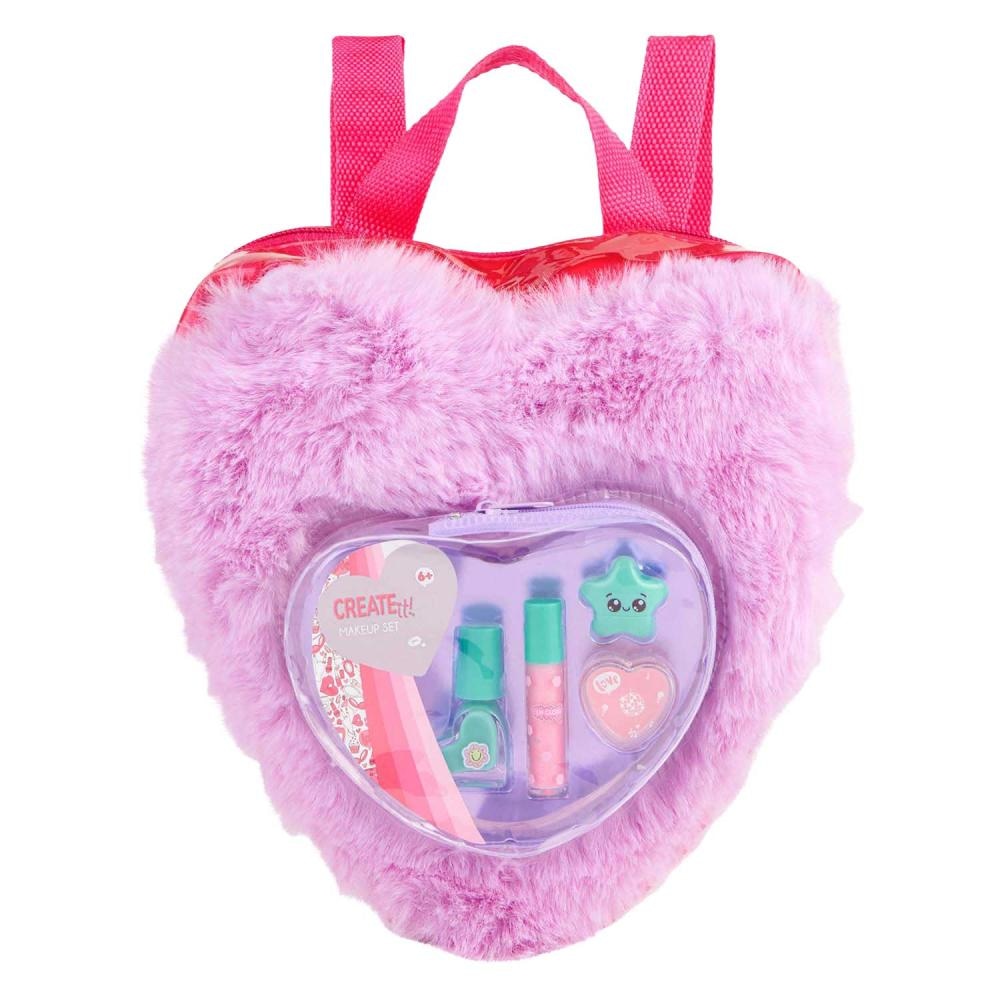 MAKE UP SET FLUFFY NAHRBTNIK LOVE PINK, PURPLE