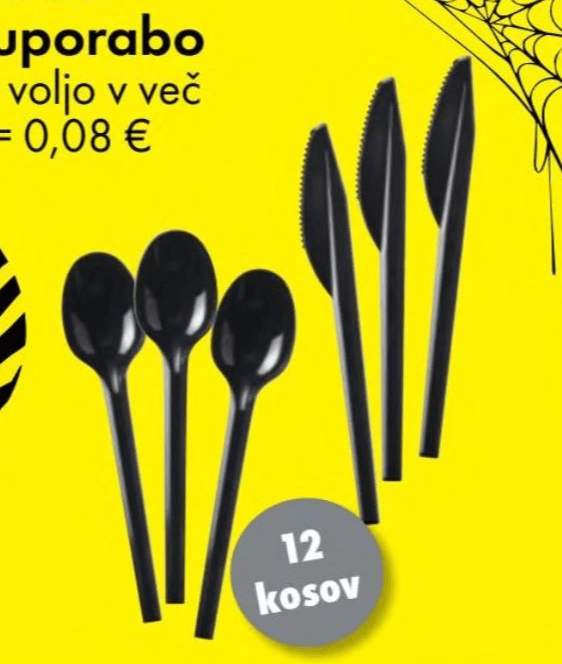 Noži ali žlice za večkratno uporabo 12 kosov
