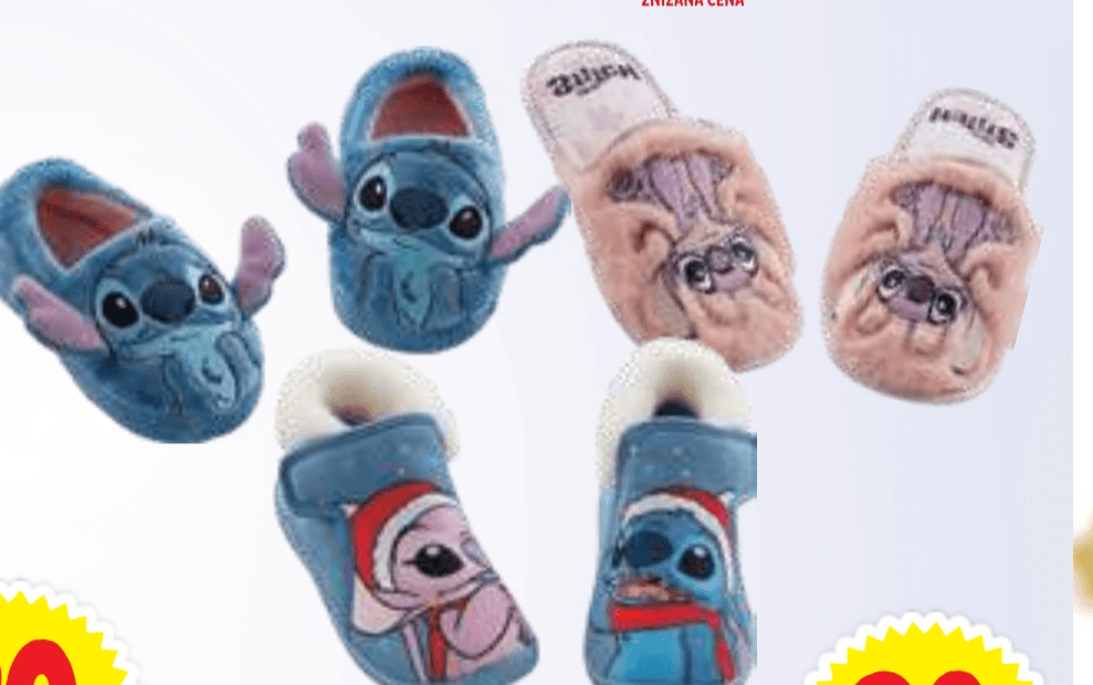 Ženski ali otroški copati Stitch