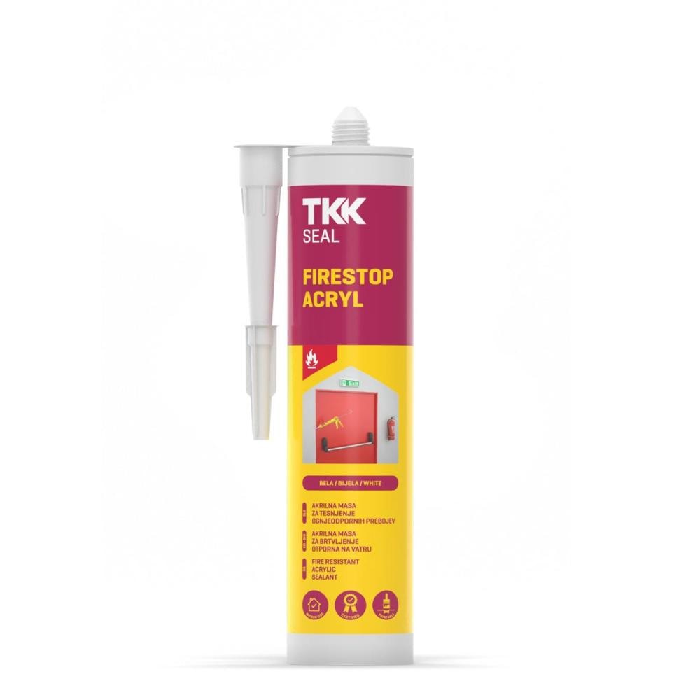 Ognjeodporna tesnilna masa TKK Firestop Acryl 300 ml