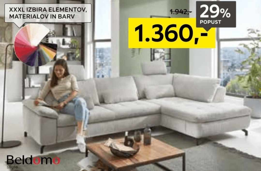 Beldomo Sedežna garnitura