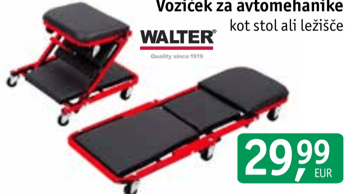 Voziček za avtomehanike