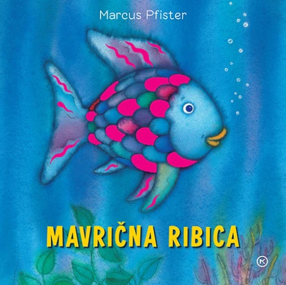 Mavrična ribica; kartonka