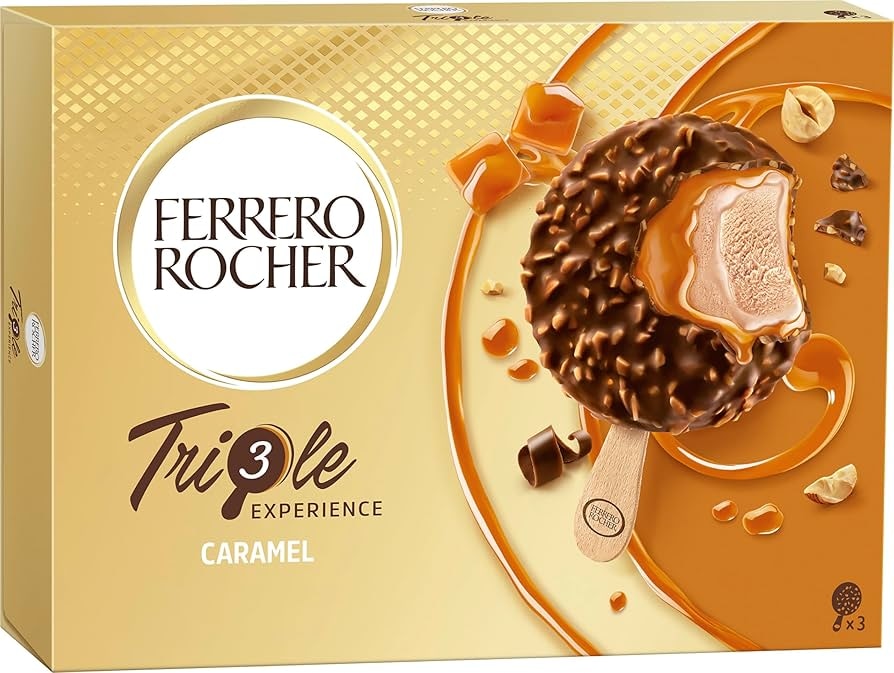 Sladoled na palčki Ferrero 3x 60 ml