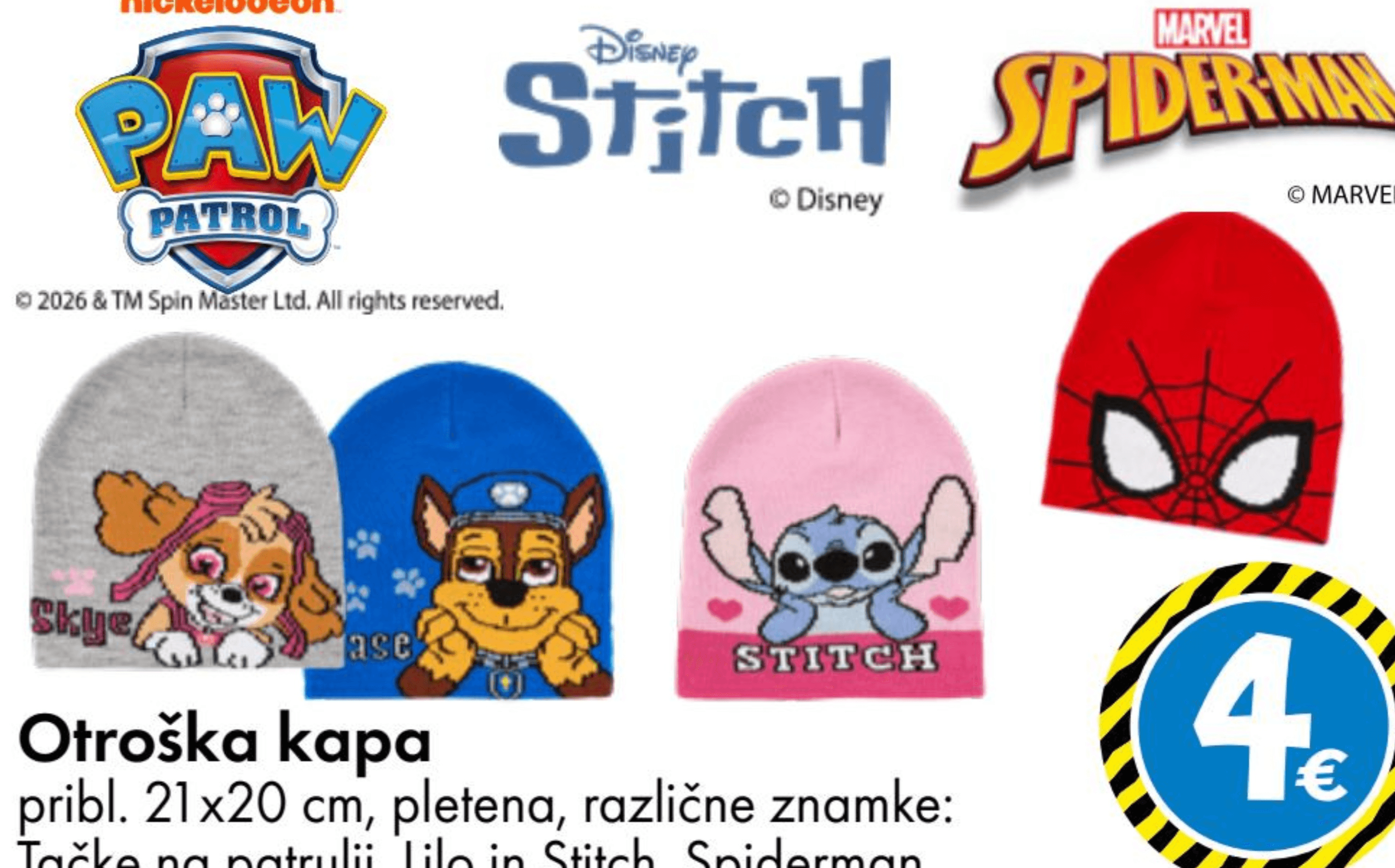 Otroška kapa pribl. 21x20 cm