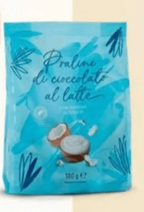 Čokoladni pralineji s kokosom 180 g