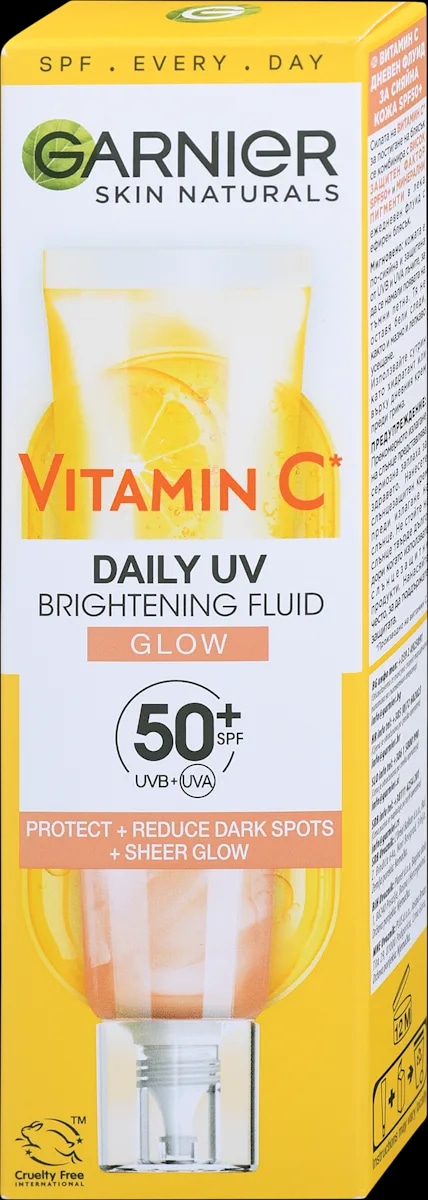 Garnier Skin Naturals Vitamin C dnevni UV fluid za obraz ZF 50+ 40 ml - Akcija v trgovini Dm