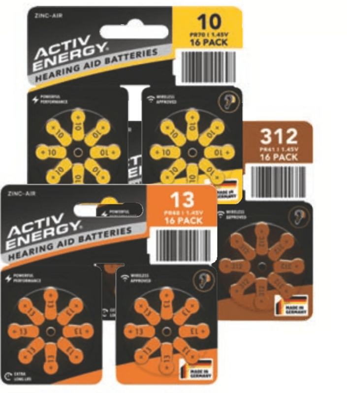 ACTIV ENERGY BATERIJE ZA SLUŠNI APARAT 16 kosov - Akcija v trgovini Hofer