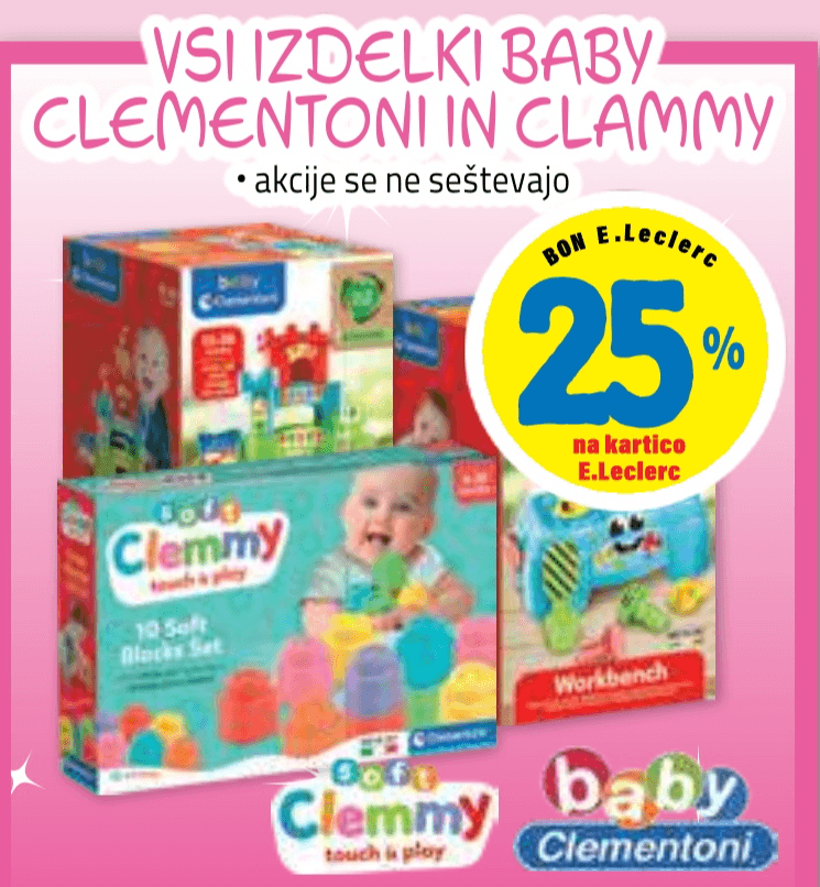 Vsi izdelki Baby Clementoni in Clemmy