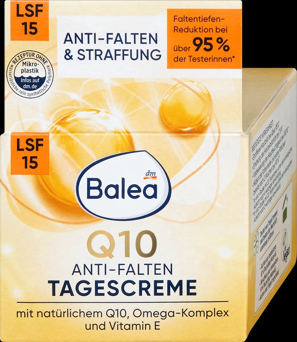 Balea Q10 dnevna krema proti gubam ZF 15 50 ml - Akcija v trgovini Dm