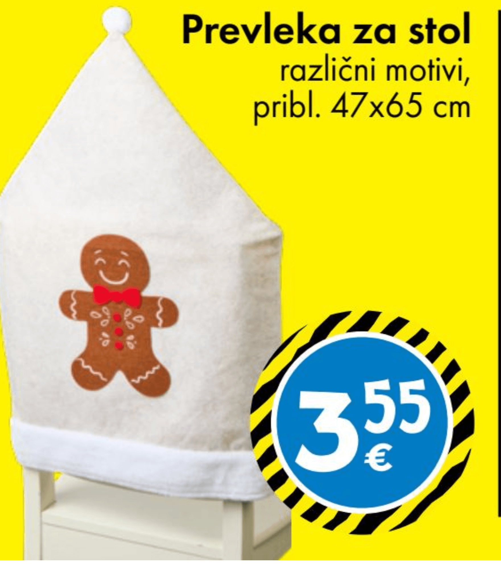 Prevleka za stol pribl. 47x65 cm